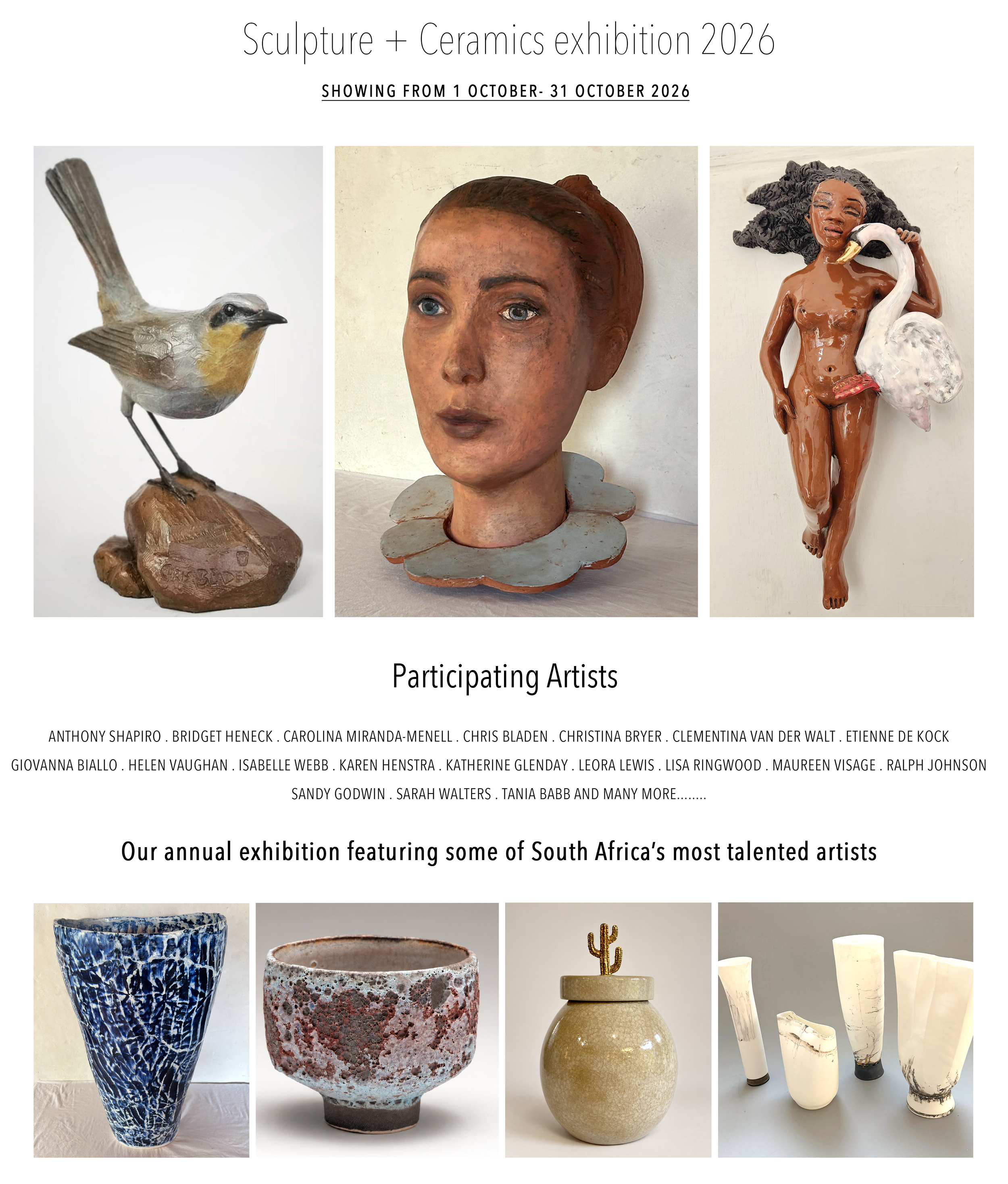 Sculpture & Ceramics Exhibition 2026