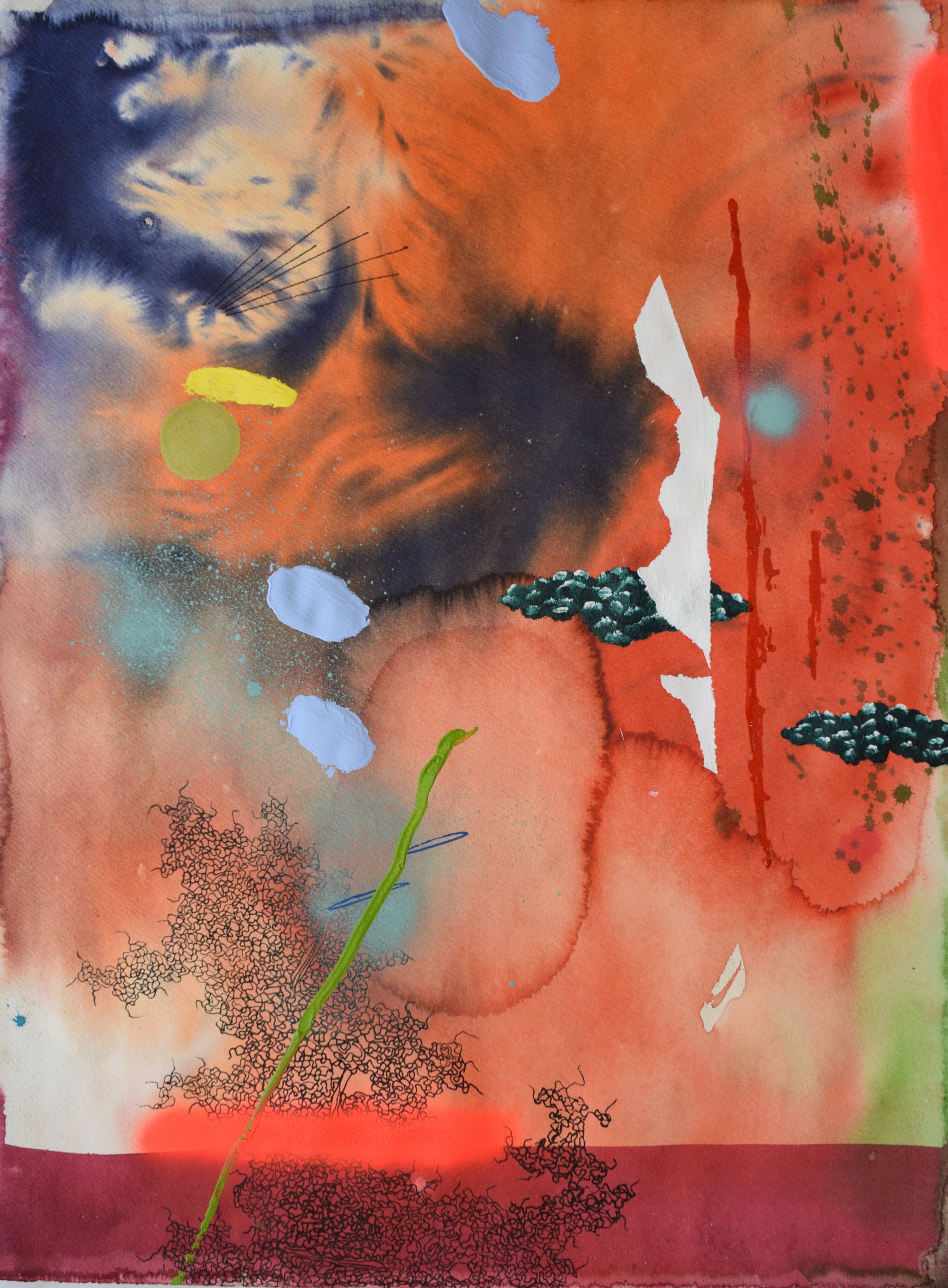 4 Mongezi Ncaphayi, open closure VI, Monotype ()