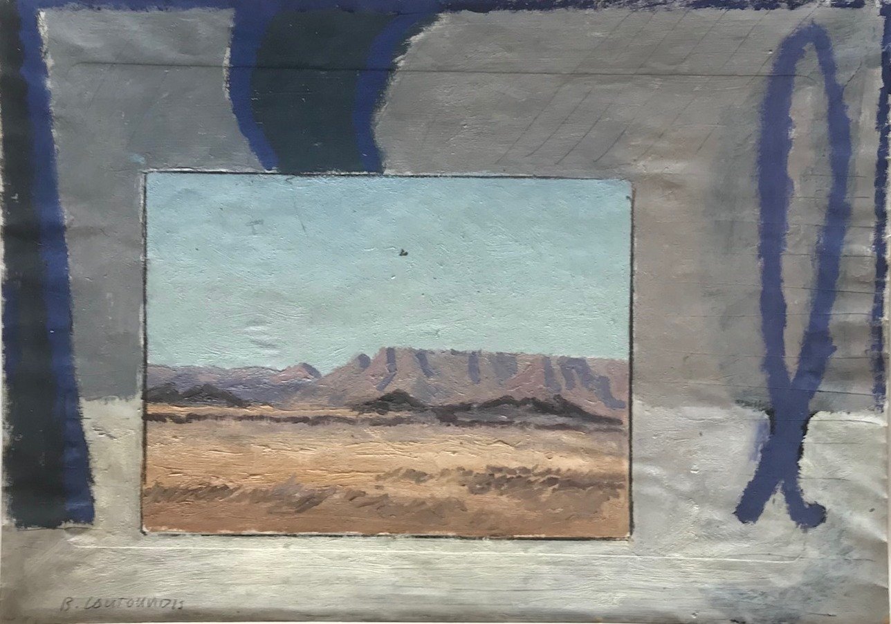 Ben Coutouvidis, Pela, Oil on Paper