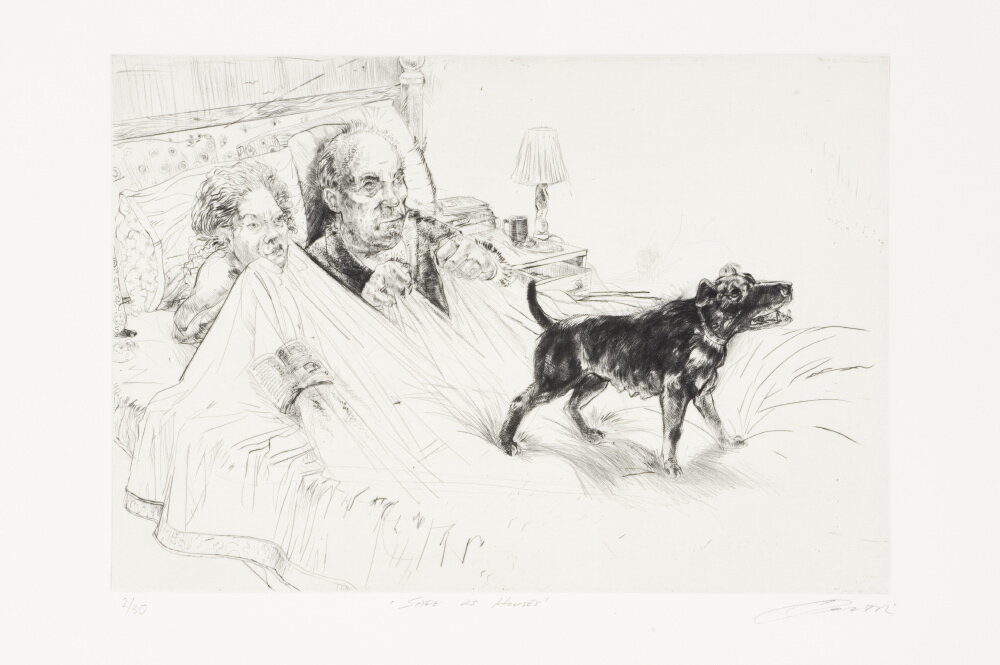 Diane Victor, Safe as Houses, Drypoint