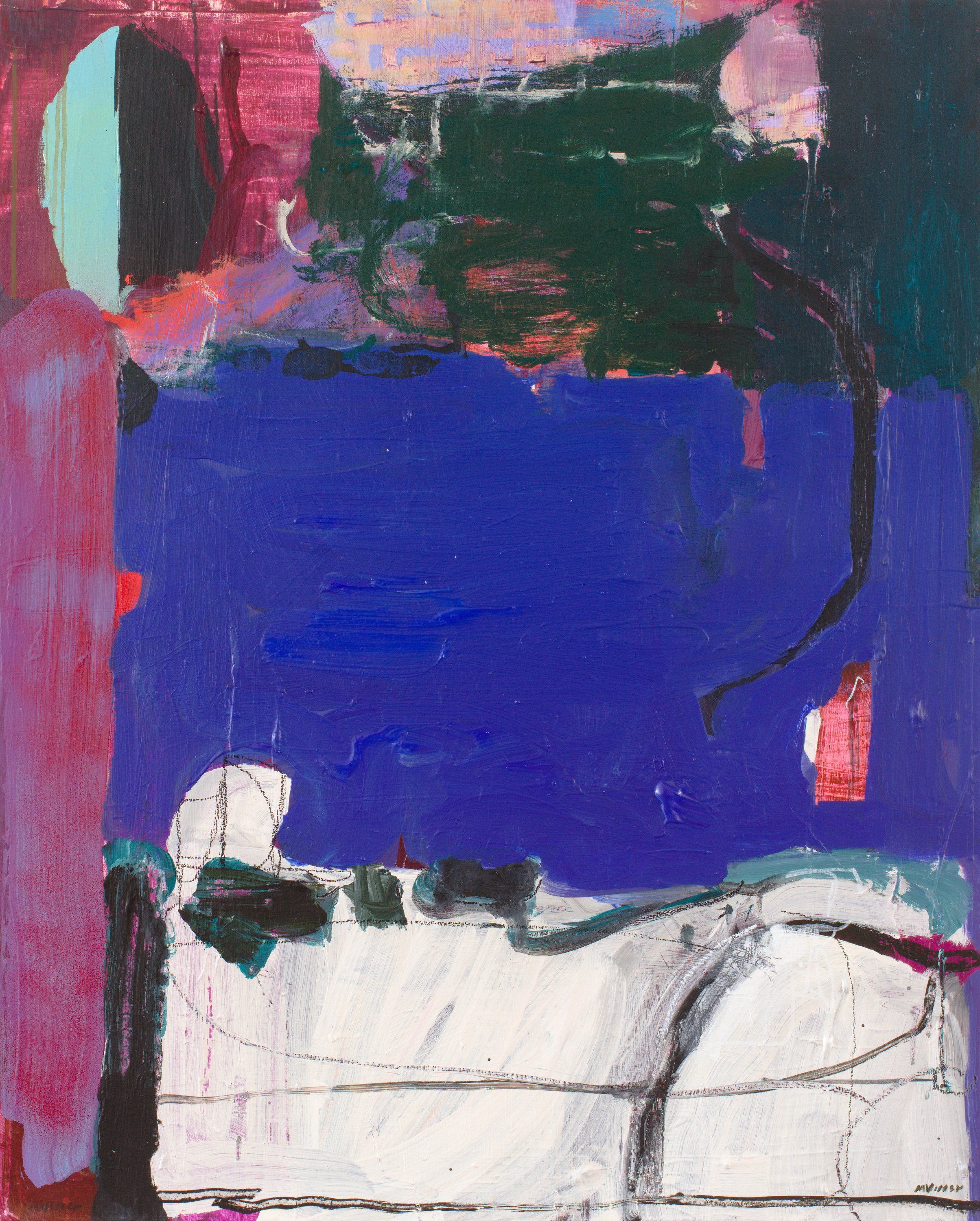 Mary Visser, Night Repairs,  on Canvas