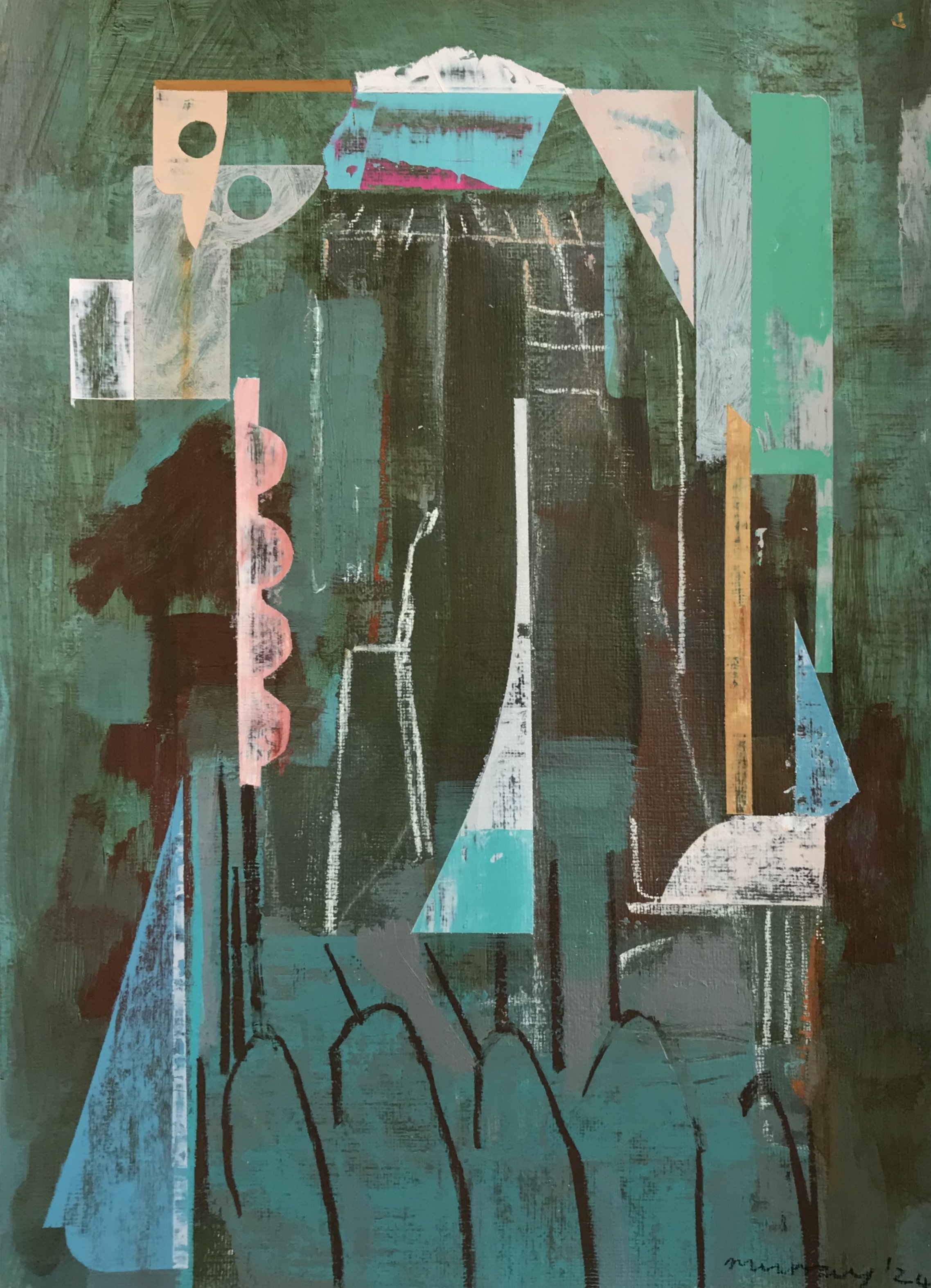 John Murray,Untitled,  , Pastel on Paper