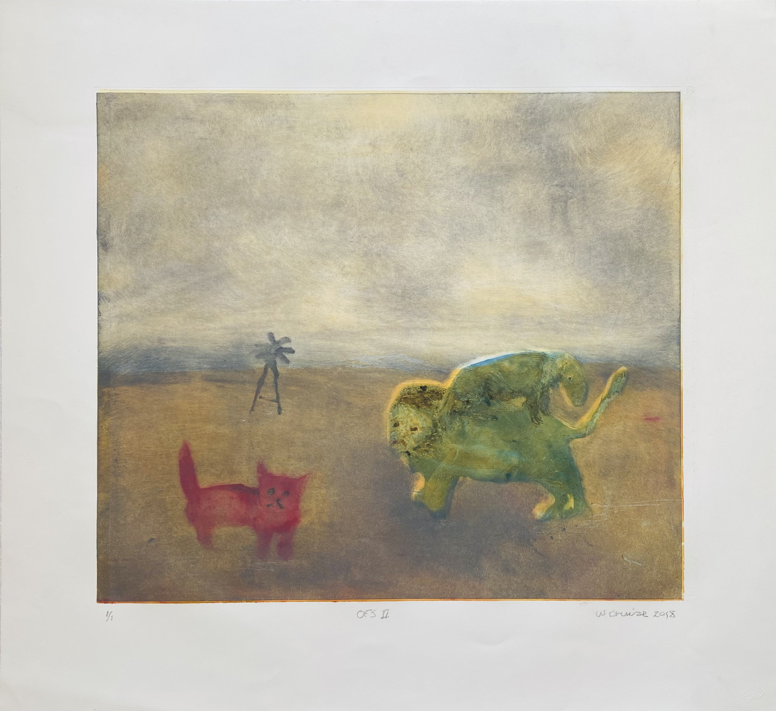 Wilma Cruise, OFS II, Monotype