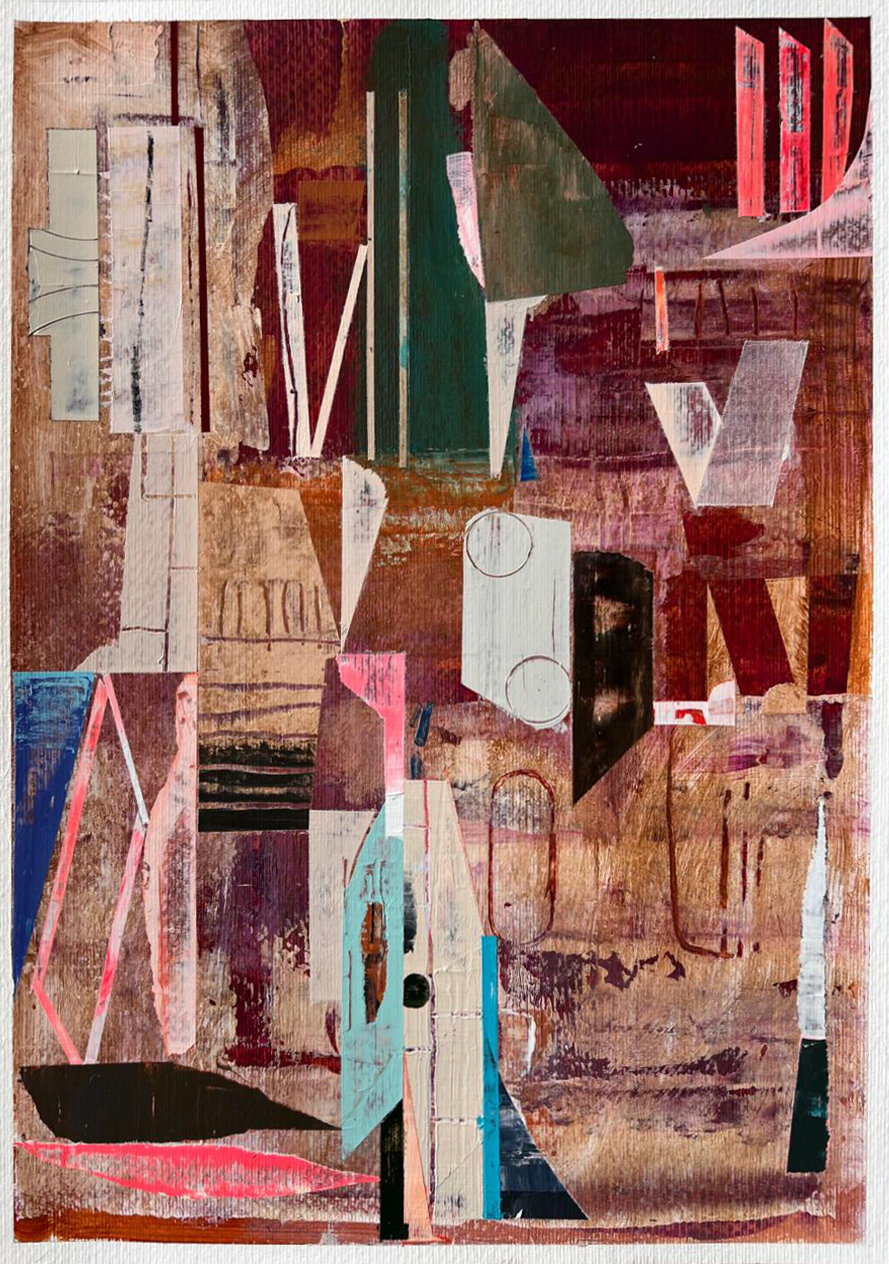 John Murray, Abstract 2, Oil & Pastl on paper