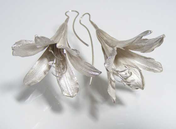 Nic Bladen-Agapanthus africanus earrings