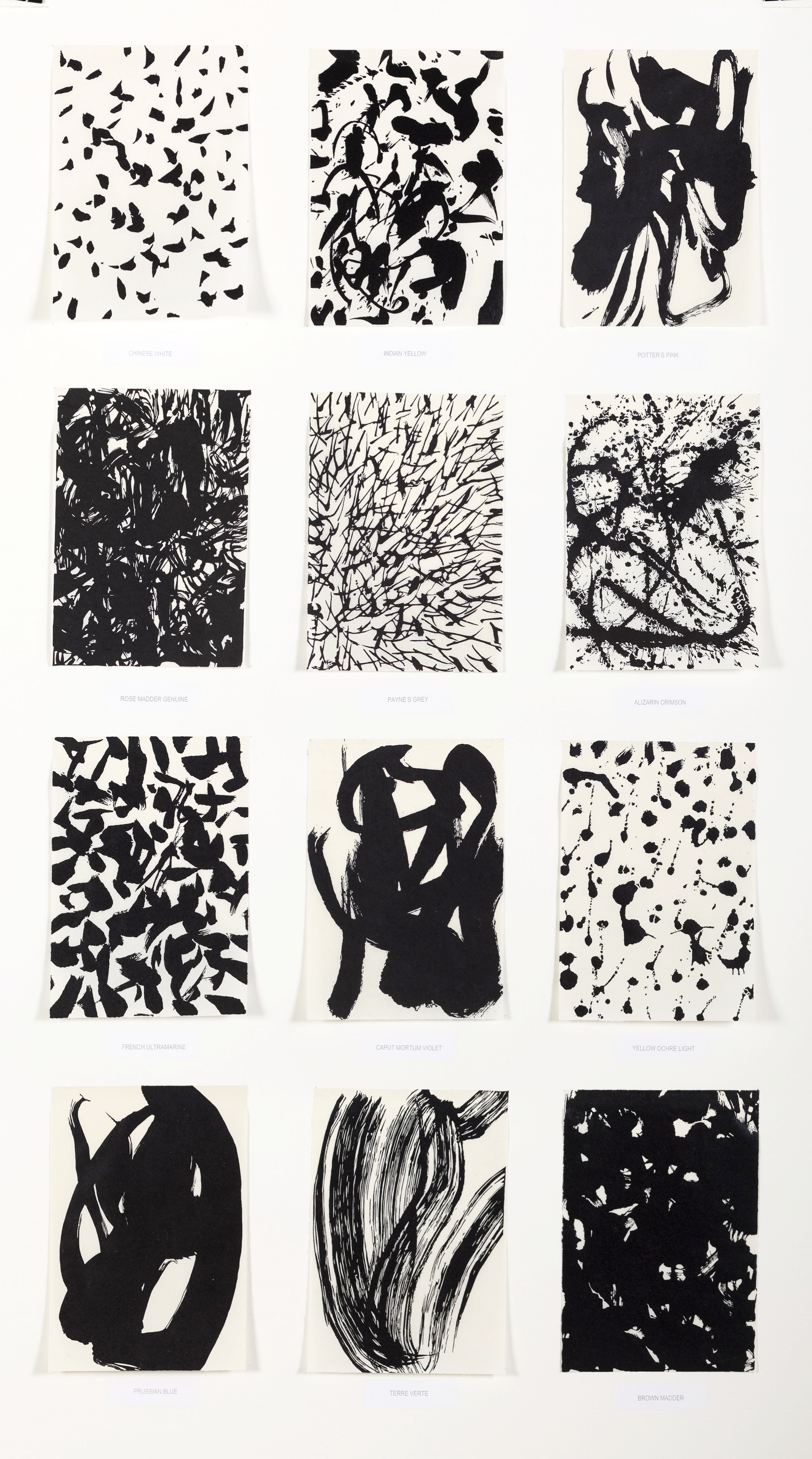 William Kentridge 2012 Colour Chart 2
