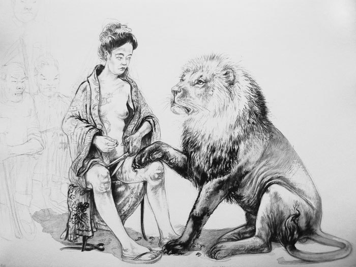 Diane-Victor--the-lion-who-loved-the-lady